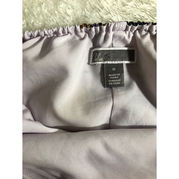 Chelsea28 Floral Lavender Bow Halter Dress💟 - Picture 7 of 8